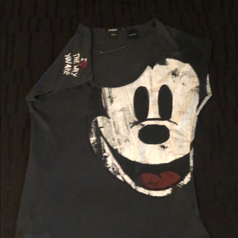Desigual Disney Mickey T-shirt Sz XL
